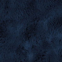 Coperta in Pelliccia di Coniglio Finta 4 pcs Blu Marino 42021832