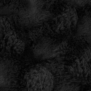 Coperta in Pelliccia di Coniglio Finta Nero 240 x 270 cm 42021836