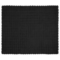 Coperta in Pelliccia di Coniglio Finta 4 pcs Nero 220 x 240 cm 42021839