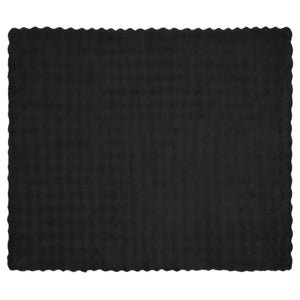 Coperta in Pelliccia di Coniglio Finta 4 pcs Nero 220 x 240 cm 42021839