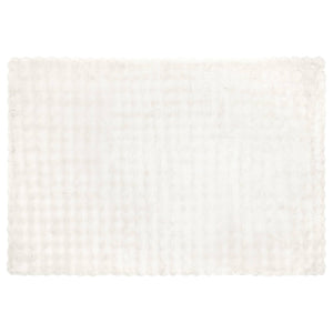 Coperta in Pelliccia di Coniglio Finta Bianco 150 x 220 cm 42021842