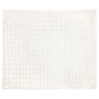 Coperta in Pelliccia di Coniglio Finta Bianco 220 x 240 cm 42021843