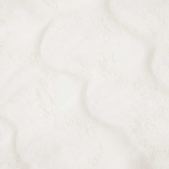 Coperta in Pelliccia di Coniglio Finta 4 pcs Bianco 42021845