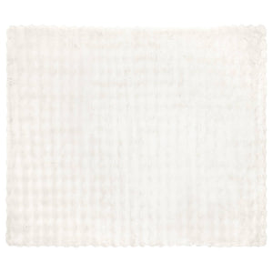 Coperta in Pelliccia di Coniglio Finta 4 pcs Bianco 42021845