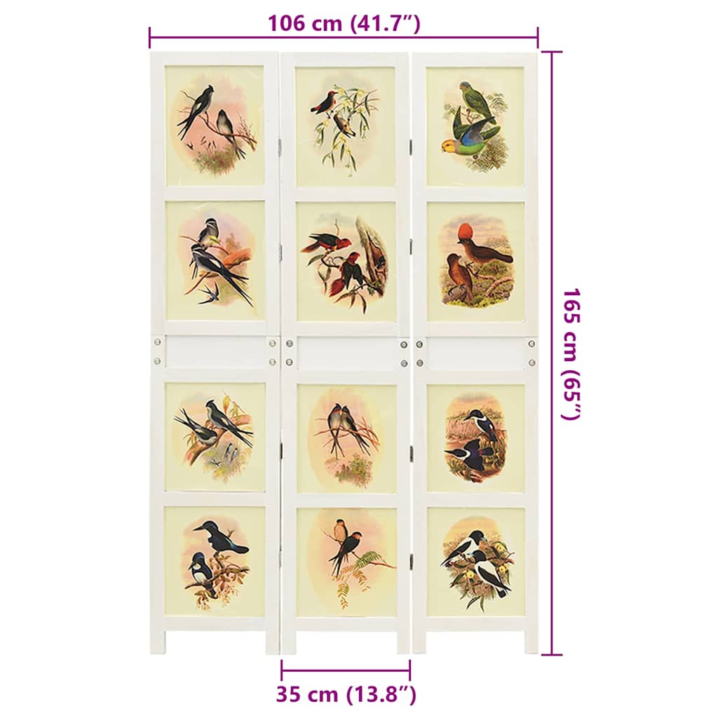 Pannello Romdivider Bianco 212 x 165 cm MDF 42022115