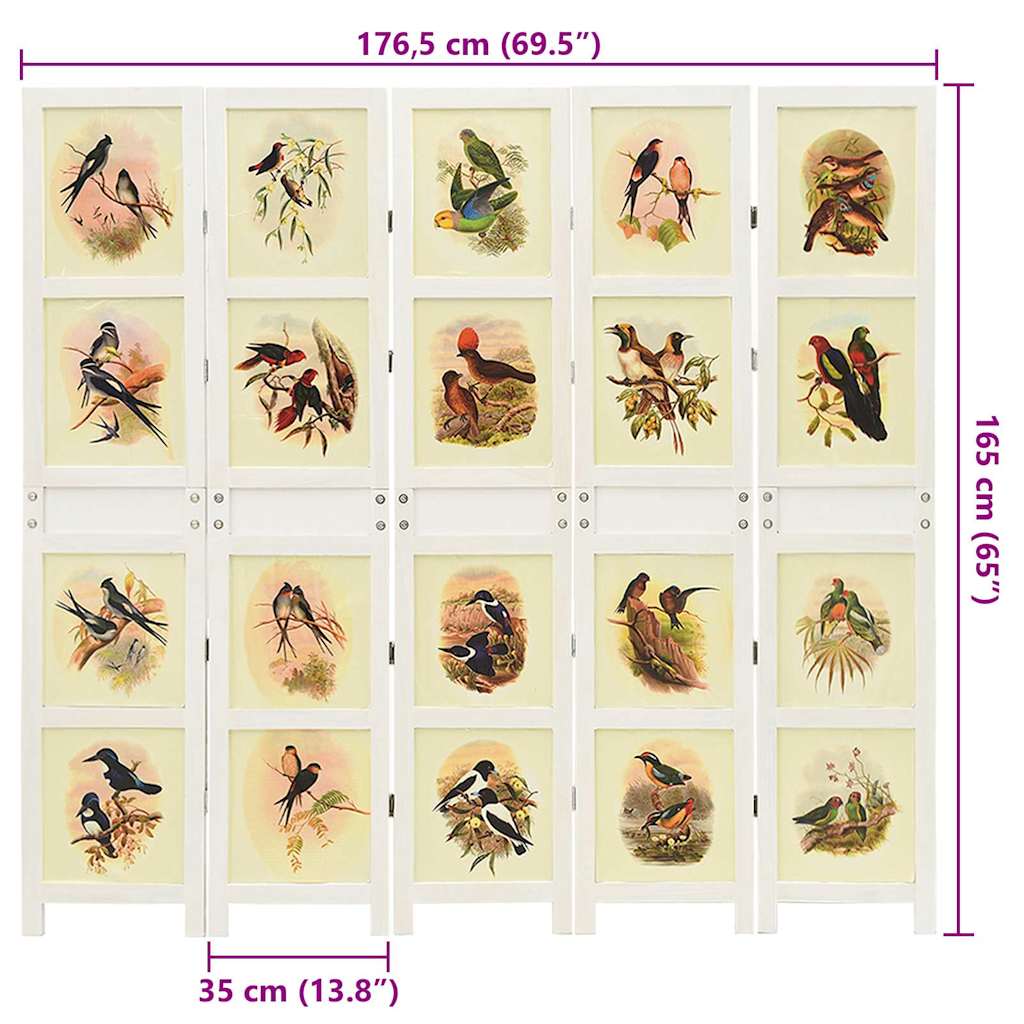 Pannello Romdivider Bianco 212 x 165 cm MDF 42022117