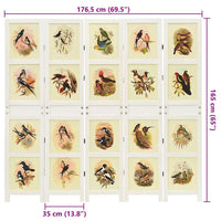 Pannello Romdivider Bianco 212 x 165 cm MDF 42022117