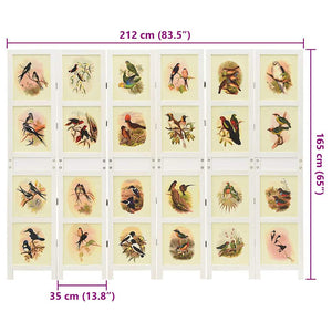 Pannello Romdivider Bianco 212 x 165 cm MDF 42022118