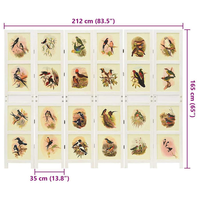 Pannello Romdivider Bianco 212 x 165 cm MDF 42022118