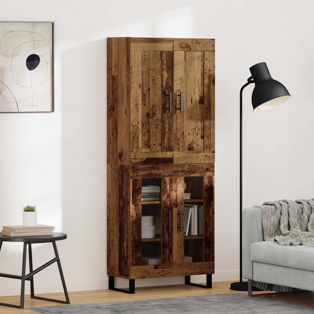 Credenza Legno vecchio 69,5 x 34 x 180 cm Legno multistrato