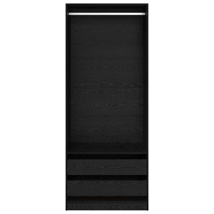 Guardaroba Rovere Nero 80 x 50 x 200 cm Legno multistrato 3403224