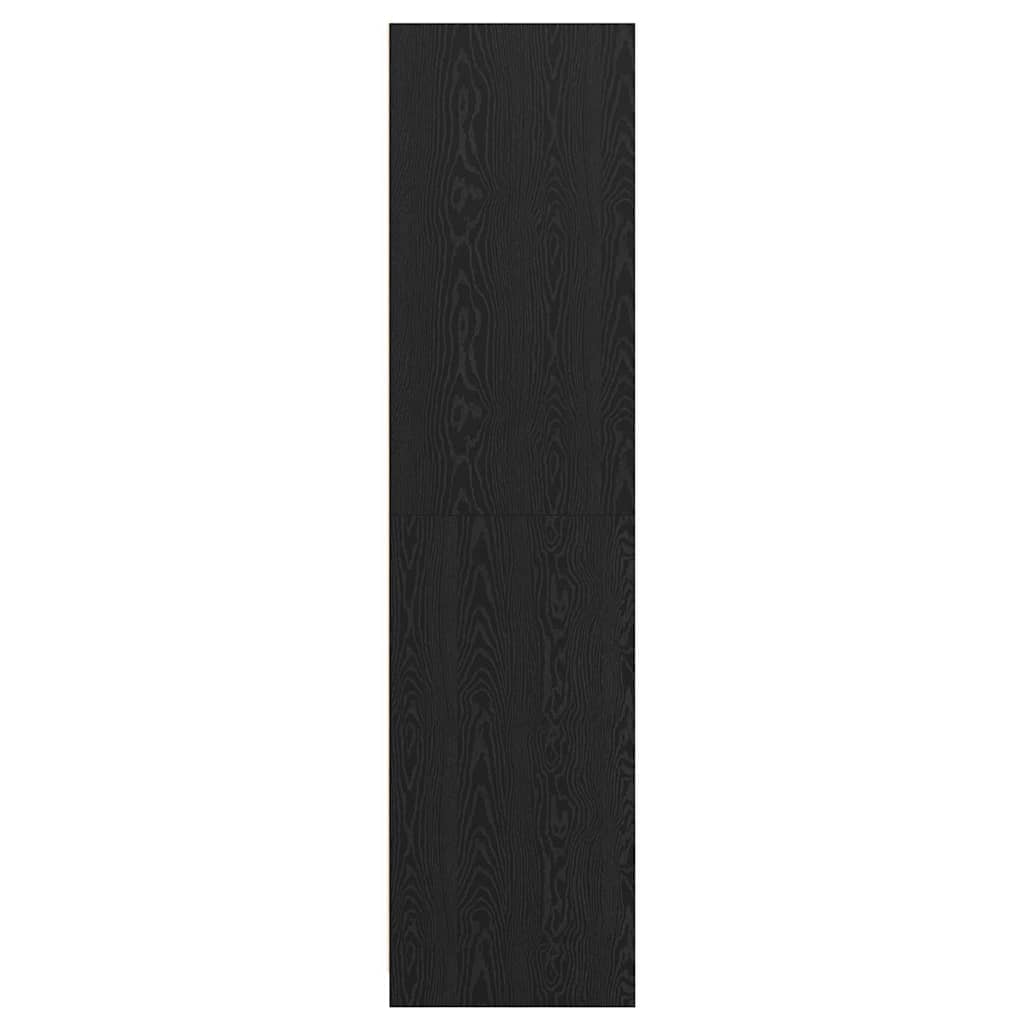Guardaroba Rovere nero 50 x 50 x 200 cm Legno multistrato 3403227