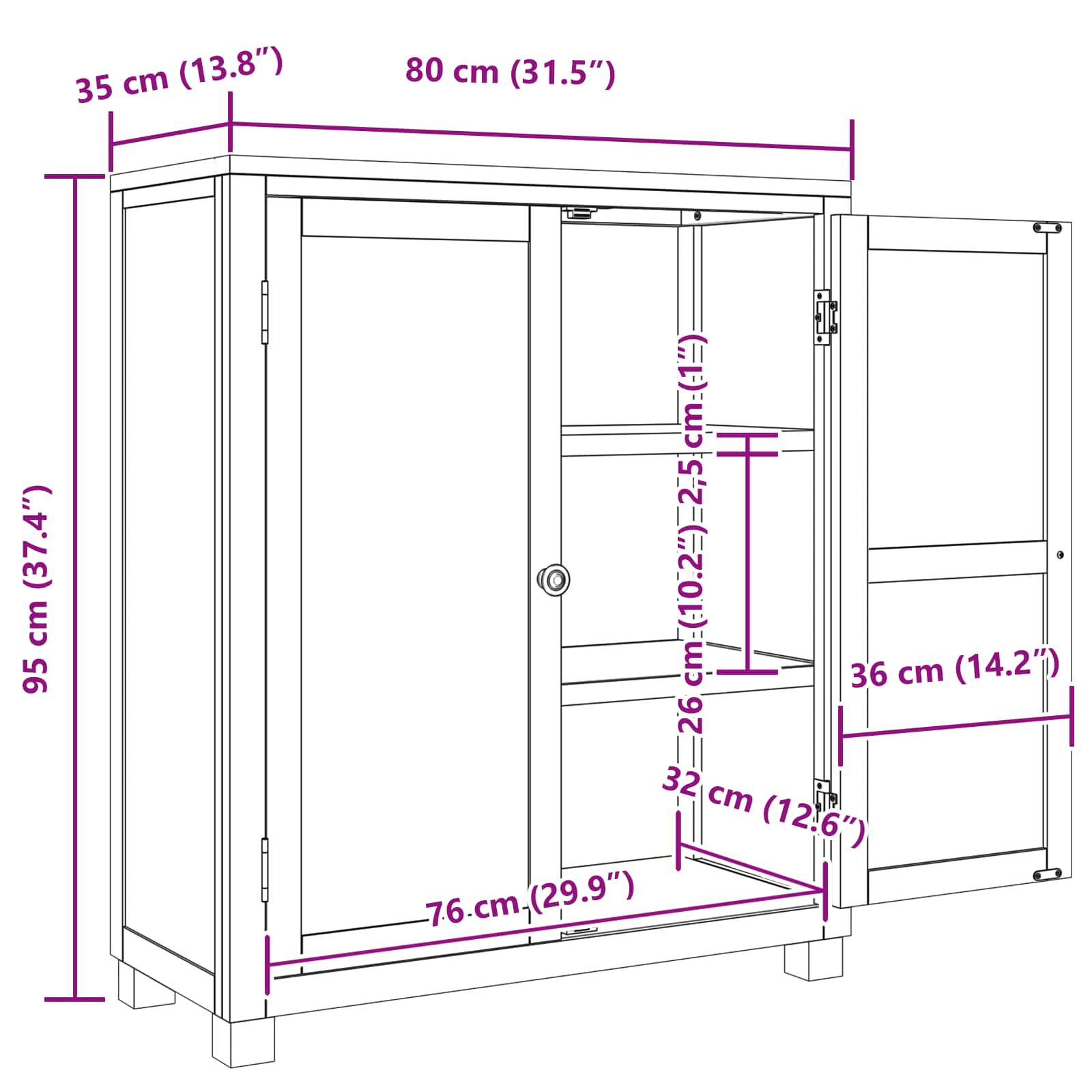 Armadietto con archiviazione Marrone Legno multistrato 4106554