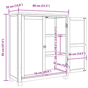 Armadietto con archiviazione Marrone Legno multistrato 4106554