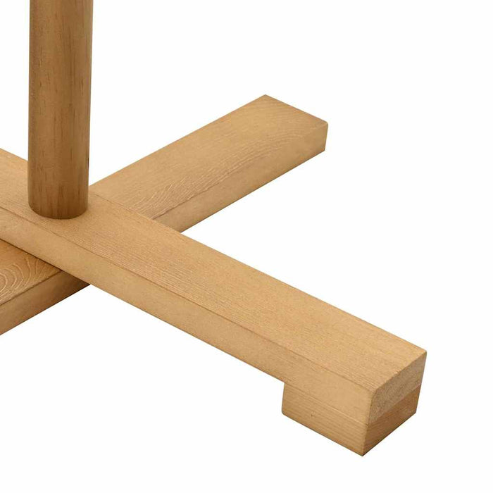 Albero di Natale in legno con supporto Marrone 125 cm Bambù 42018050