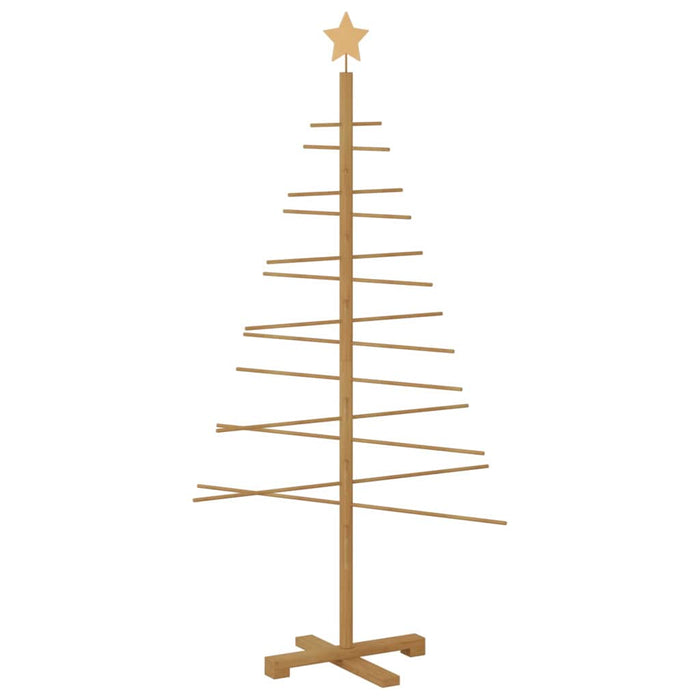 Albero di Natale in legno con supporto Marrone 150 cm Bambù 42018051