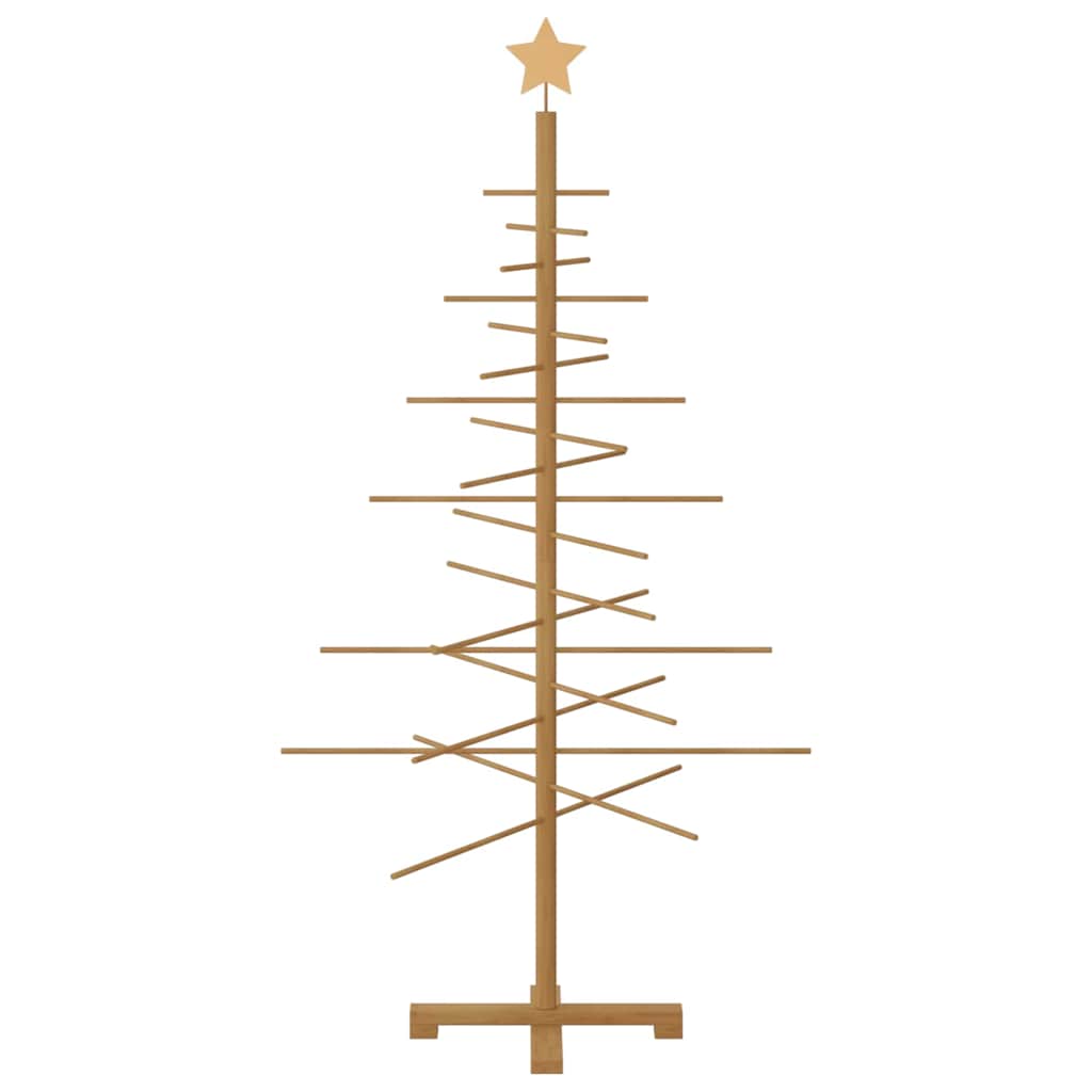 Albero di Natale in legno con supporto Marrone 150 cm Bambù 42018051
