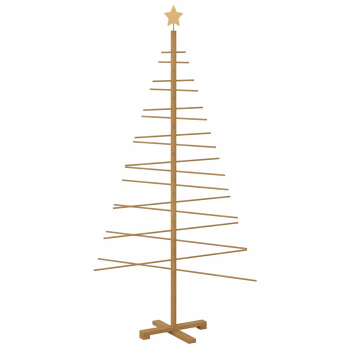 Albero di Natale in legno con supporto Marrone 180 cm Bambù 42018052