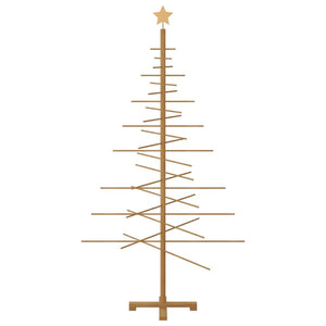 Albero di Natale in legno con supporto Marrone 180 cm Bambù 42018052
