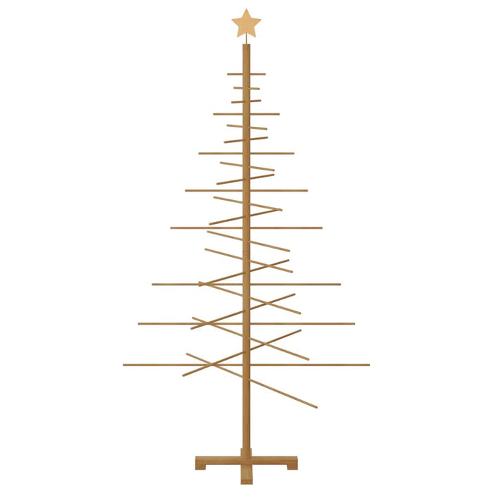 Albero di Natale in legno con supporto Marrone 180 cm Bambù 42018052