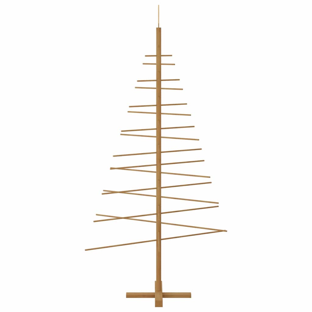 Albero di Natale in legno con supporto Marrone 180 cm Bambù 42018052