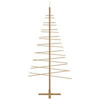 Albero di Natale in legno con supporto Marrone 210 cm Bambù 42018053