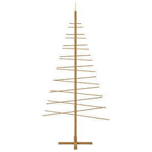 Albero di Natale in legno con supporto Marrone 210 cm Bambù 42018053