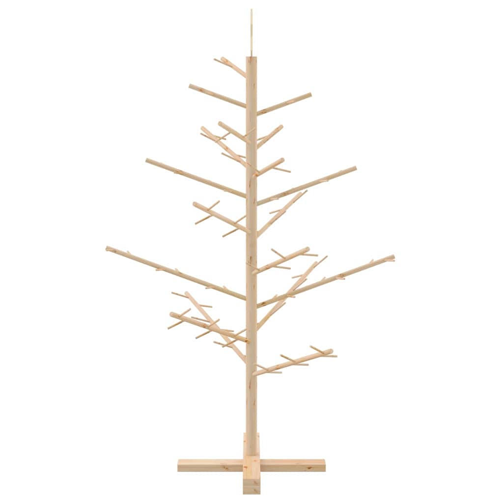 Albero di Natale in legno con supporto Naturale 125 cm 42018055