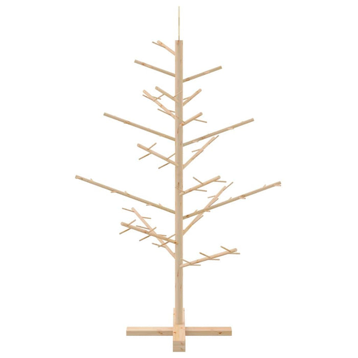 Albero di Natale in legno con supporto Naturale 125 cm 42018055