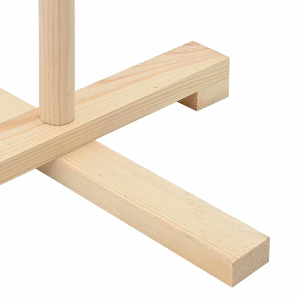 Albero di Natale in legno con supporto Naturale 150 cm 42018056