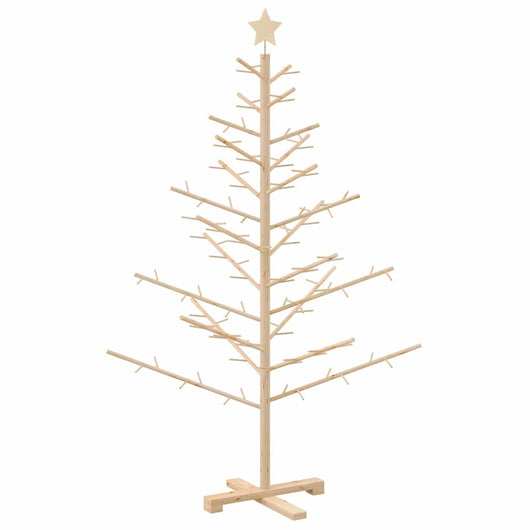 Albero di Natale in legno con supporto Naturale 150 cm 42018056