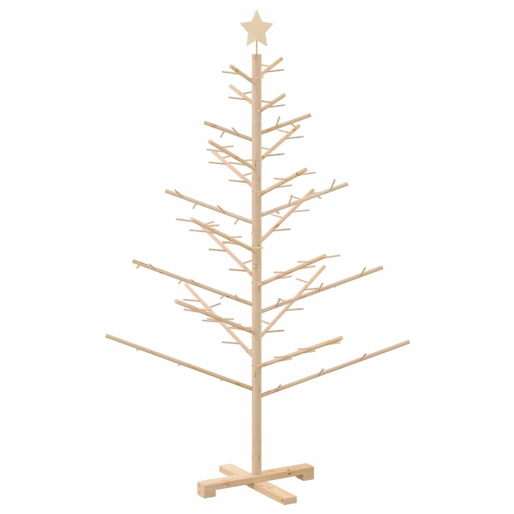 Albero di Natale in legno con supporto Naturale 150 cm 42018056