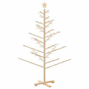 Albero di Natale in legno con supporto Naturale 150 cm 42018056