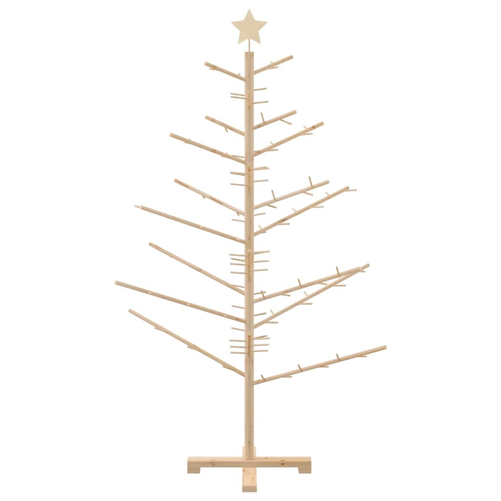 Albero di Natale in legno con supporto Naturale 150 cm 42018056