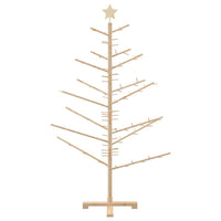 Albero di Natale in legno con supporto Naturale 150 cm 42018056