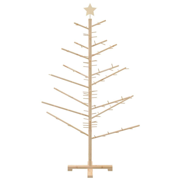 Albero di Natale in legno con supporto Naturale 150 cm 42018056