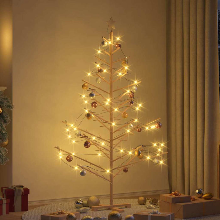 Albero di Natale in legno con supporto Naturale 180 cm 42018057