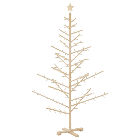 Albero di Natale in legno con supporto Naturale 180 cm 42018057