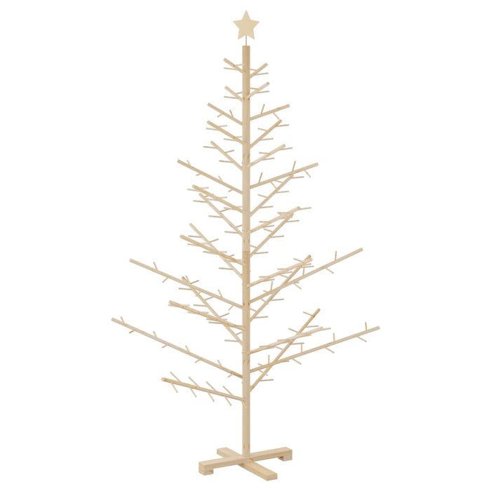 Albero di Natale in legno con supporto Naturale 180 cm 42018057