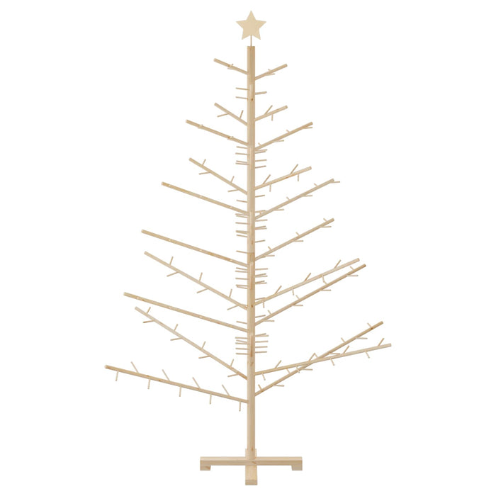 Albero di Natale in legno con supporto Naturale 180 cm 42018057