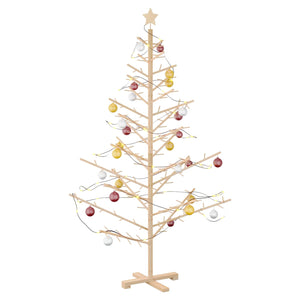 Albero di Natale in legno con supporto Naturale 180 cm 42018057
