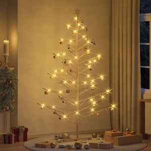 Albero di Natale in legno con supporto Naturale 210 cm 42018058