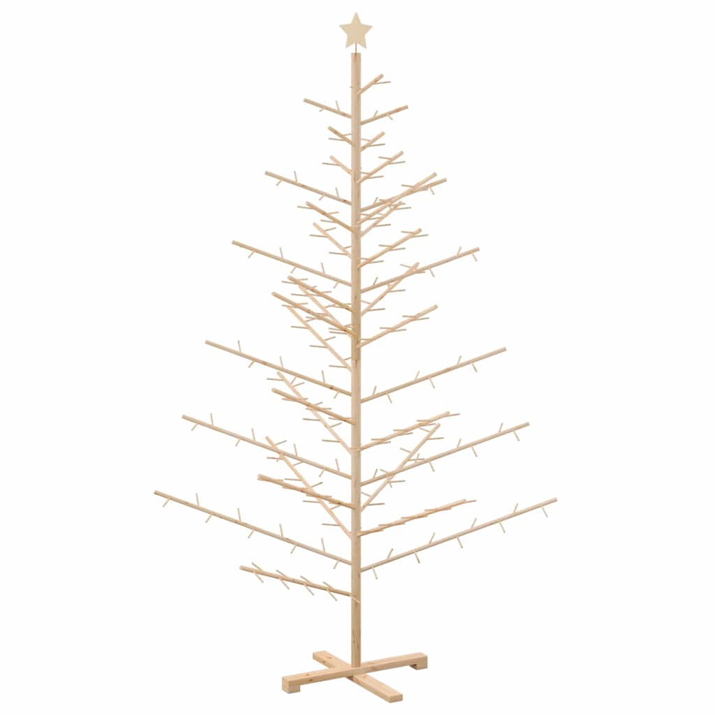 Albero di Natale in legno con supporto Naturale 210 cm 42018058