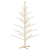 Albero di Natale in legno con supporto Naturale 210 cm 42018058