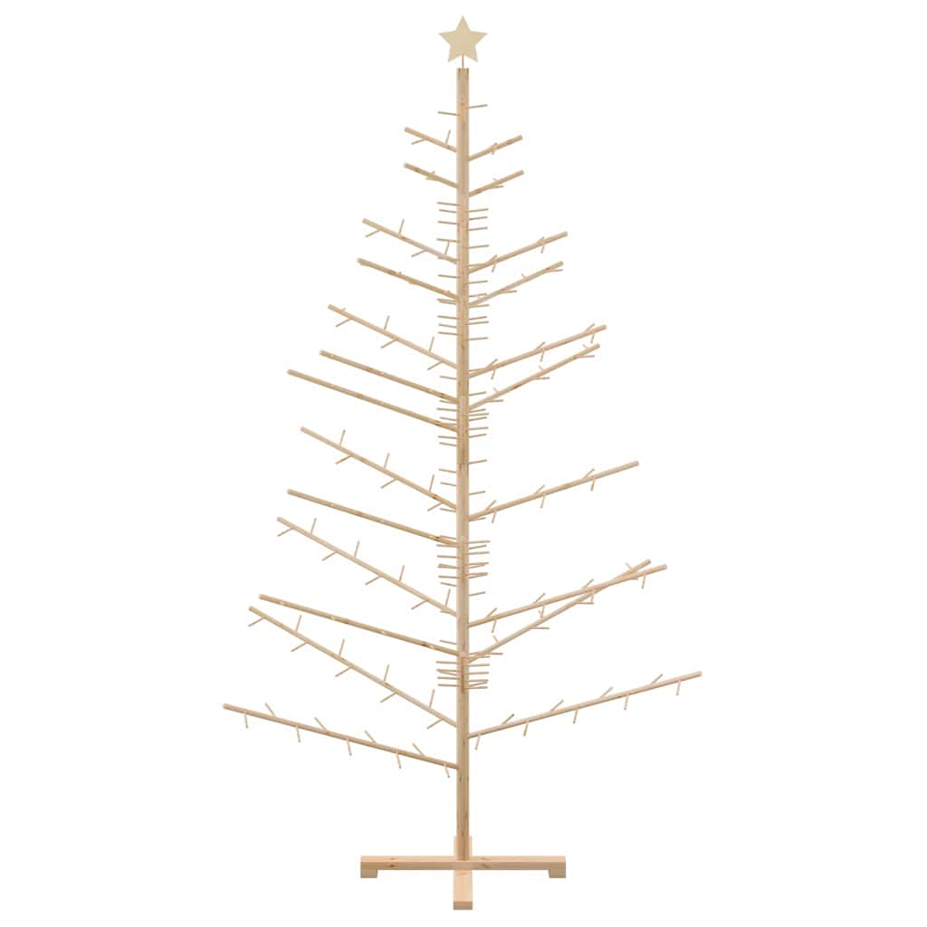 Albero di Natale in legno con supporto Naturale 210 cm 42018058