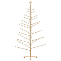 Albero di Natale in legno con supporto Naturale 210 cm 42018058