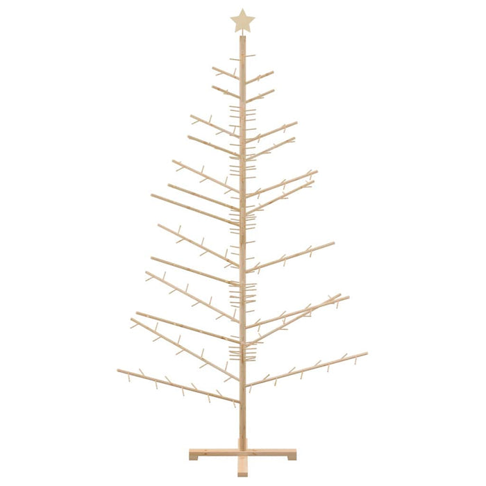 Albero di Natale in legno con supporto Naturale 210 cm 42018058