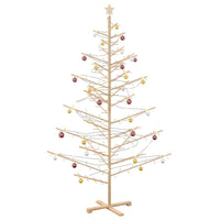 Albero di Natale in legno con supporto Naturale 210 cm 42018058
