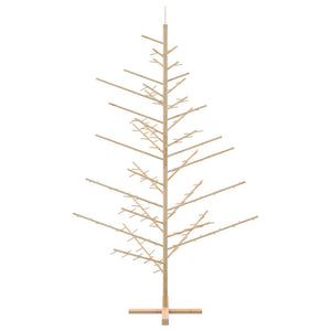 Albero di Natale in legno con supporto Naturale 210 cm 42018058