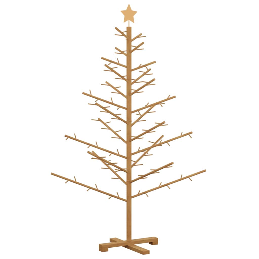 Albero di Natale in legno Marrone 150 cm Legno di pino massello 42018061